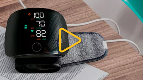 Цифровий тонометр на зап'ясті з екраном - Blood Pressure Monitor